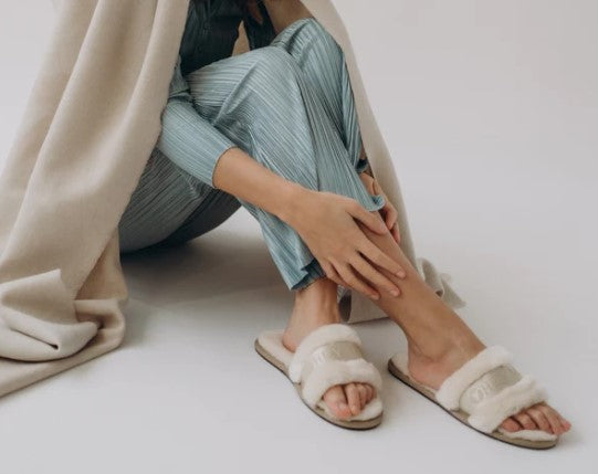 HEY MARLY Schuhe / Hausschuhe Signature Farbe Crema
