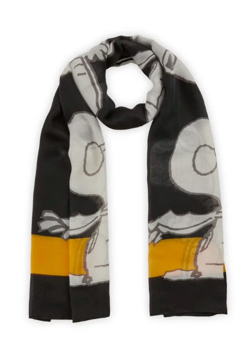 CODELLO Tuch Peanuts™ Snoopy, Farbe Schwarz