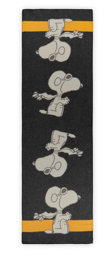 CODELLO Tuch Peanuts™ Snoopy, Farbe Schwarz