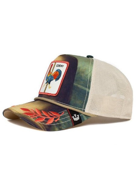 GOORIN BROS Trucker Baseball Cap Sicut Mentula Carousel Cocky Hahn