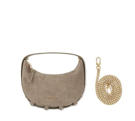 HEY MARLY Tasche Lifetime Sister Suede Farbe Mocha