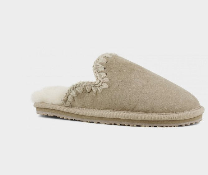 MOU Slipper Hausschuhe Farbe Camel