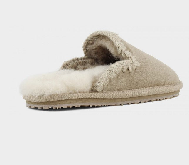 MOU Slipper Hausschuhe Farbe Camel