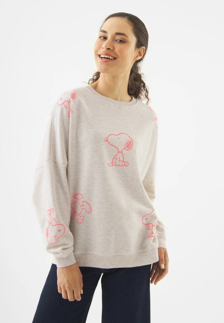 CODELLO Sweatshirt Peanuts™ Snoopy, Farbe Grau Melange