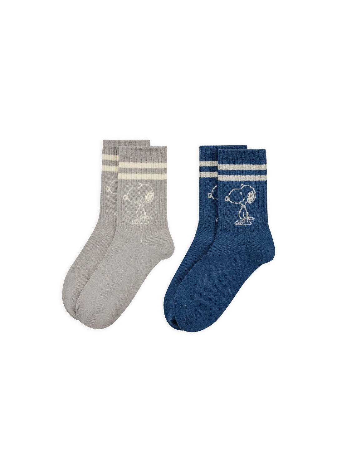 CODELLO Socken Peanuts™ Snoopy, 2er Set, Farbe Blau/Grau