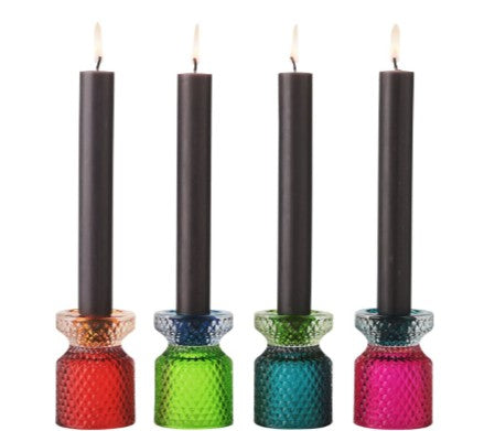 GIFTCOMPANY, Jacquard Kerzenhalter, Farbe Pink