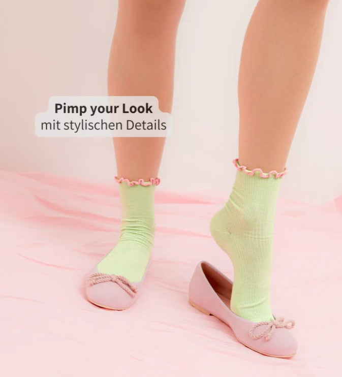 OOLEY Socken Spaghetti Swimming Pool Türkis