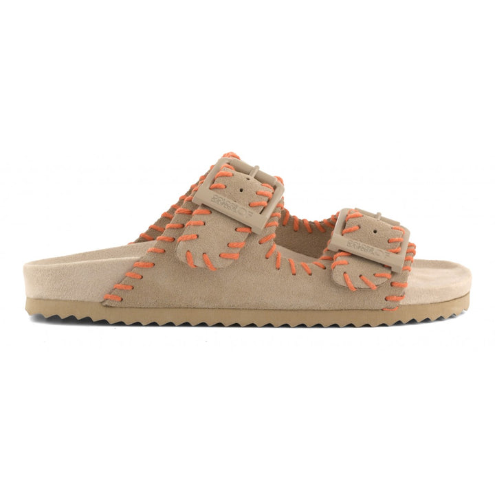 COLOURS OF CALIFORNIA Sandale mit Riemen, Farbe Taupe Schlamm