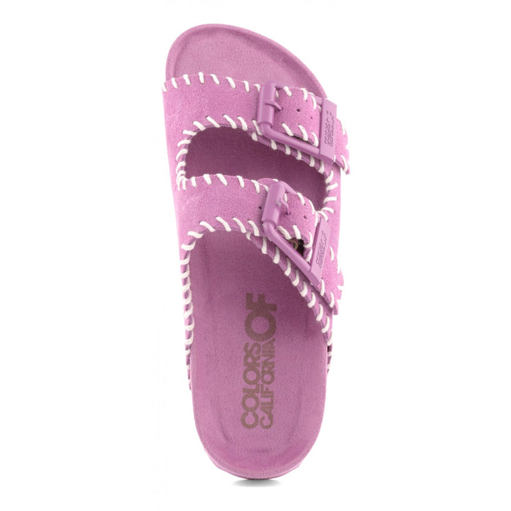 COLOURS OF CALIFORNIA Sandale mit Riemen, Farbe Mauve Pink