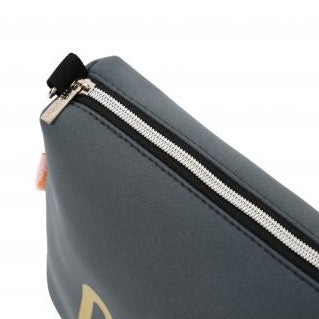 MOO ILO Tasche Clutch Neopren Stone (Blau-Grau)
