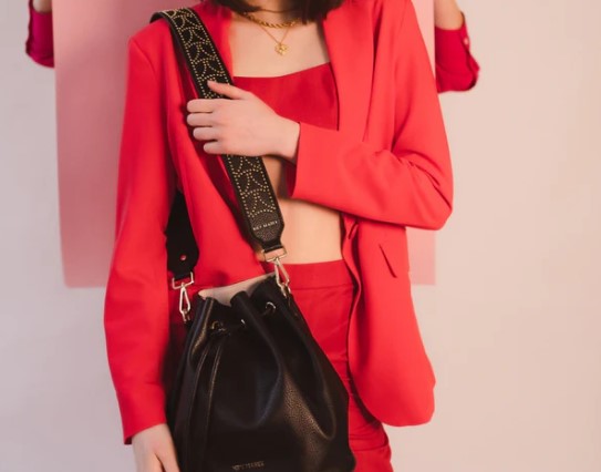 HEY MARLY Strap Rivet Farbe Schwarz