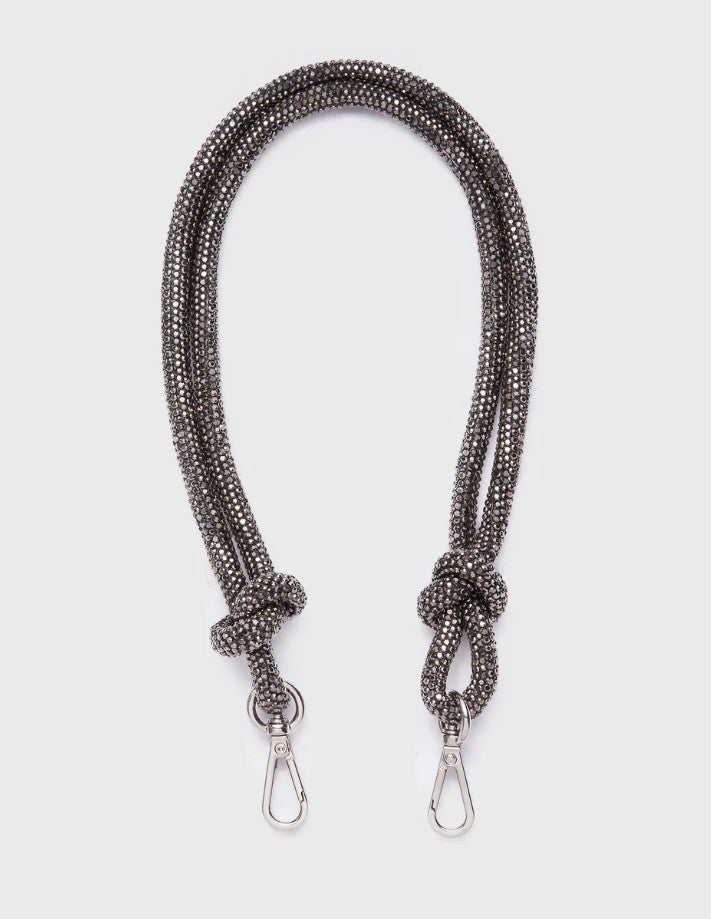 weat CRYSTAL STRAP Crystal Schwarz/Silber