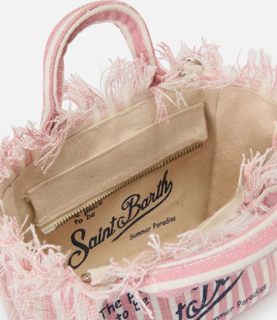 MC2 SAINT BARTH Tasche Vanity, Farbe Rosa Streifen