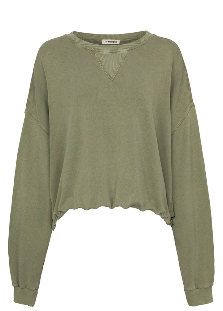 LIV BERGEN Sweatshirt Vintage Khaki
