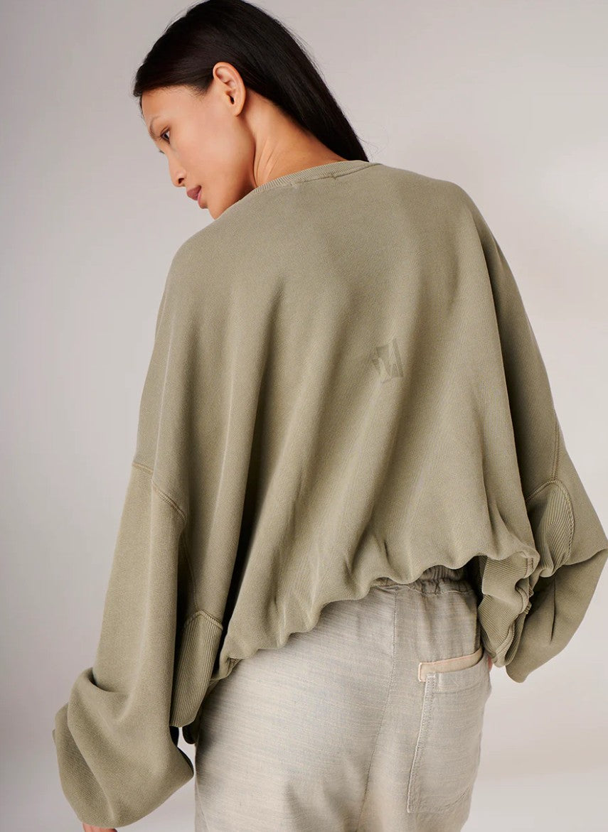 LIV BERGEN Sweatshirt Vintage Khaki