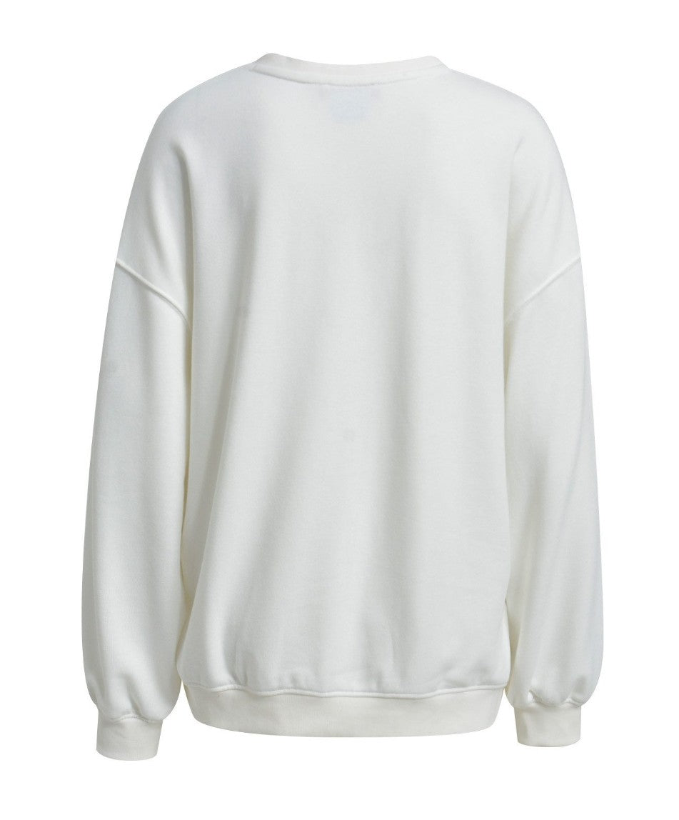 SMITH & SOUL Sweatshirt Blumen Pailletten