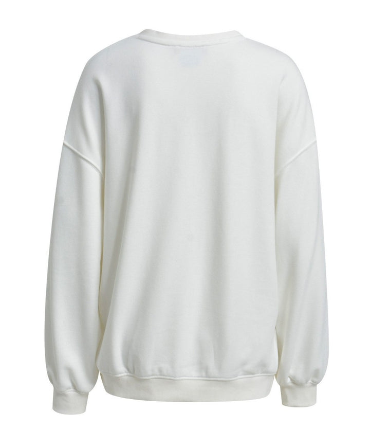 SMITH & SOUL Sweatshirt Blumen Pailletten