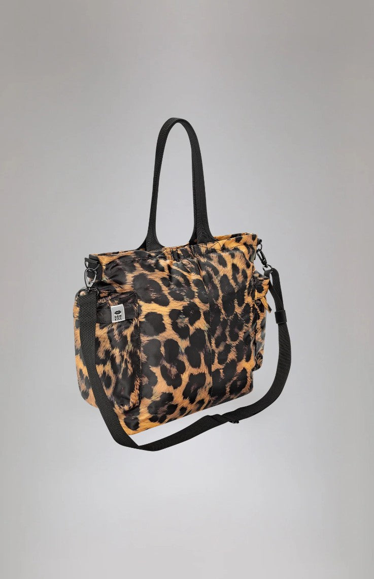 RAIN KISS Tasche Shopper Tote Bag Classic Leo dunkel