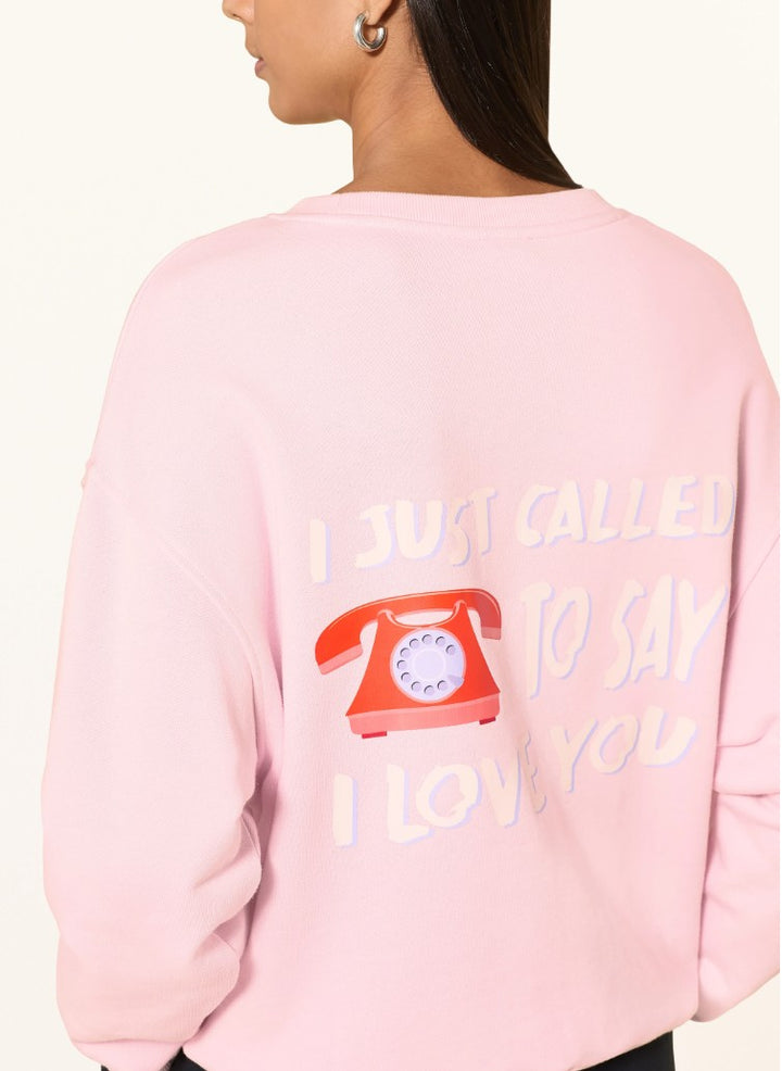 SMITH & SOUL Sweatshirt I just called to say.., Farbe Rosa
