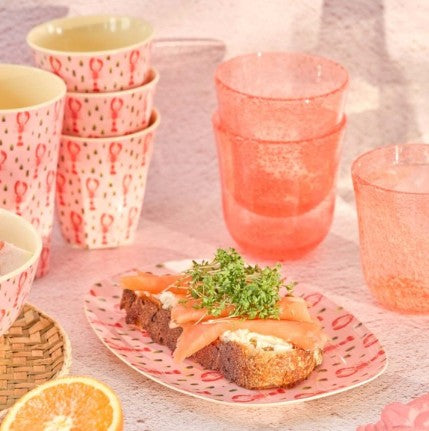 RICE Teller Melamin, HUMMER PINK