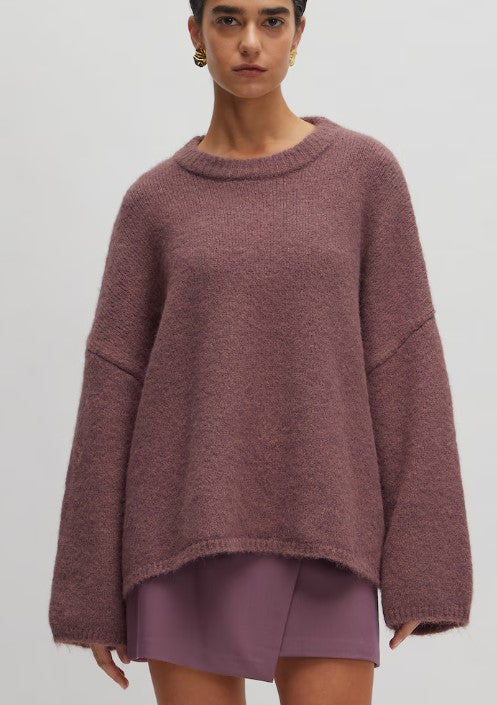 EDITED Pullover Ulva Oversize, Farbe Rostbraun