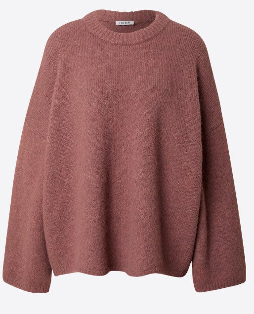 EDITED Pullover Ulva Oversize, Farbe Rostbraun