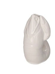 GIFTCOMPANY, Karaffe Hummer Vase, Madame Crevette, XS, Farbe Weiß