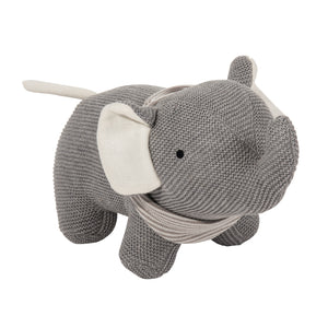 PAD KUSCHELTIER, Elefant, Farbe Grau, gestrickt