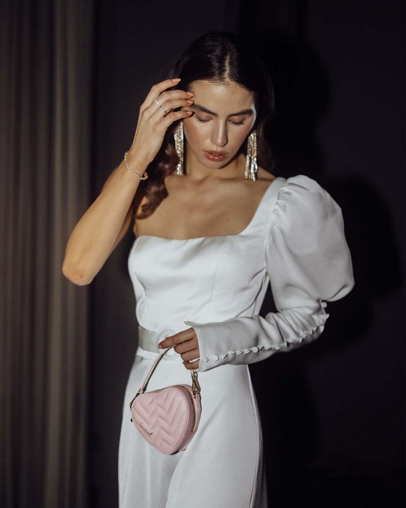 weat Tasche HEART BAG, Farbe BLUSH Puder