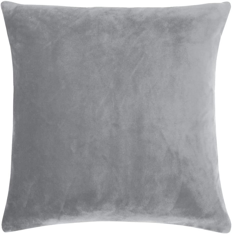 PAD CONCEPT Kissenhülle, mit oder ohne Füllung, ELEGANCE Farbe Light Grey Hellgrau, 50x50 cm