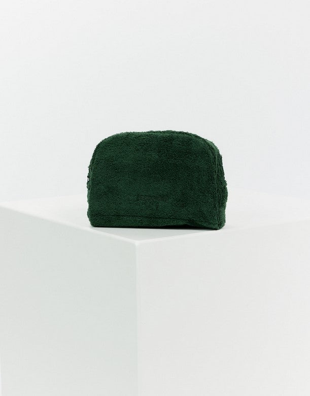 ESPADRIJ L´ORIGINALE Frottée-Kosmetiktasche, Farbe WALD GRÜN