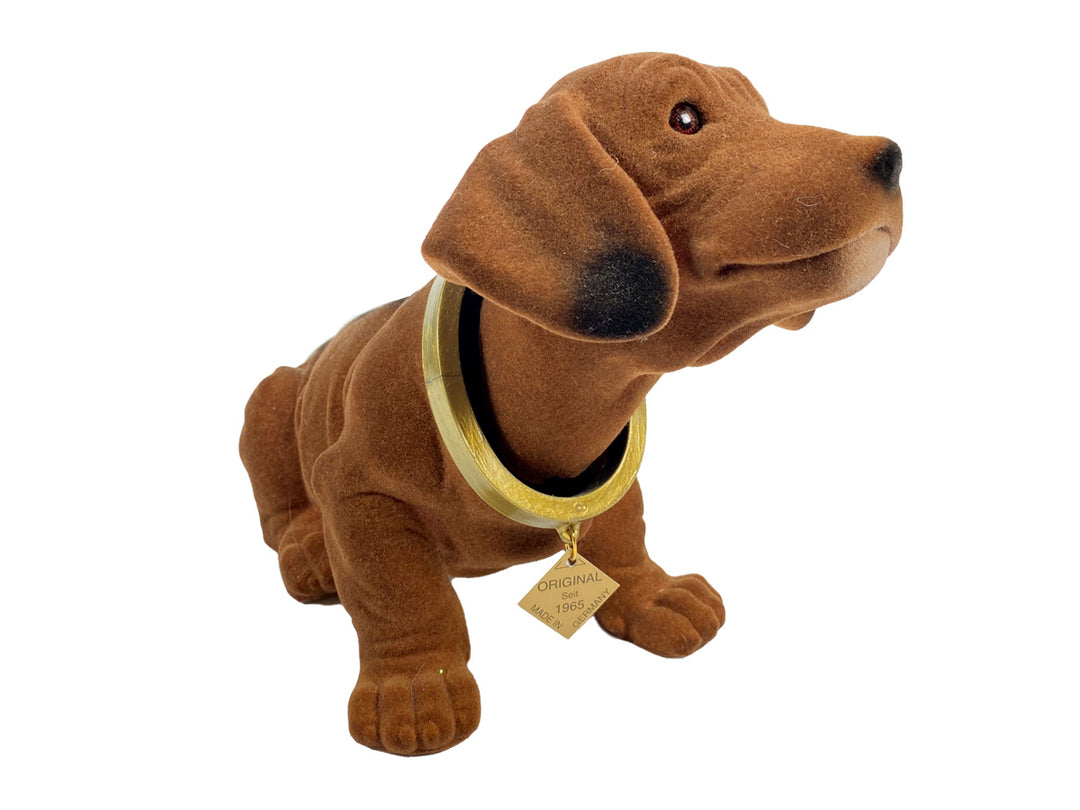 WACKEL DACKEL Original Farbe Braun, groß