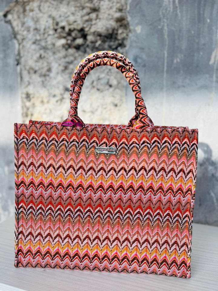 BRASI&BRASI großer Shopper Tott Milano, Farbe Orange