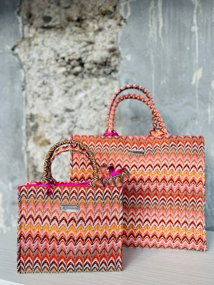 BRASI&BRASI großer Shopper Tott Milano, Farbe Orange