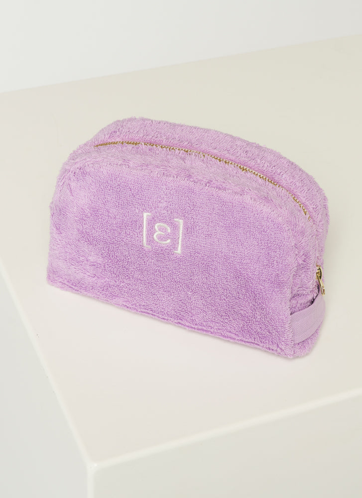 ESPADRIJ L´ORIGINALE Frottée-Kosmetiktasche, Farbe Lavendel