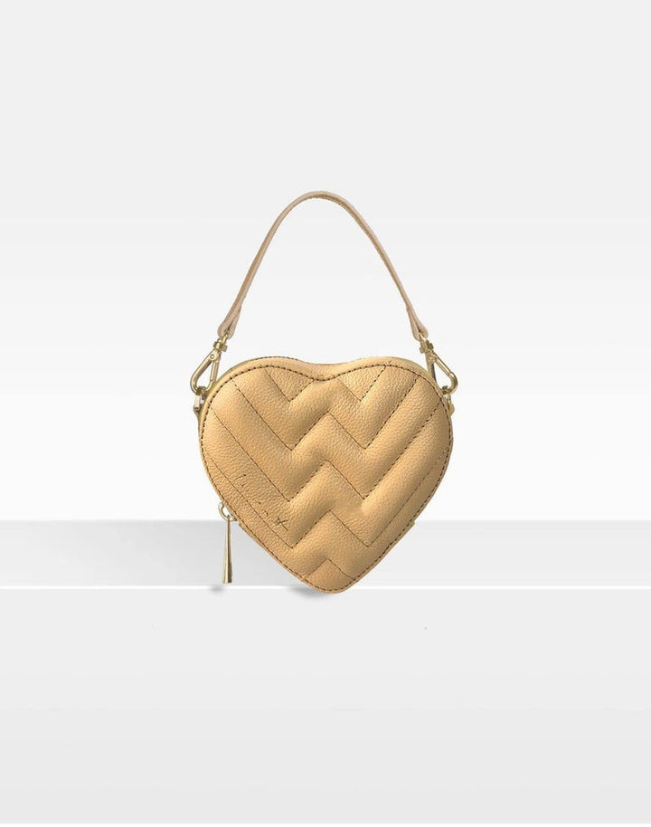 weat Tasche HEART BAG, Farbe BUISCUIT, Beige-Gelblich
