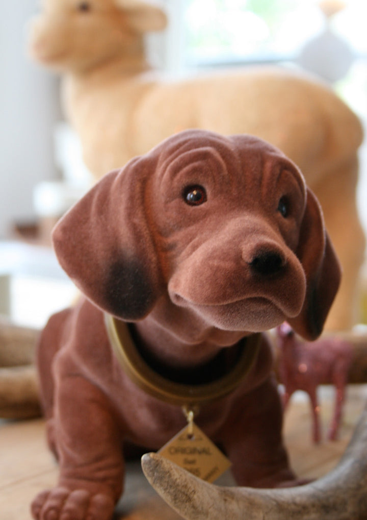 WACKEL DACKEL Original Farbe Braun, groß